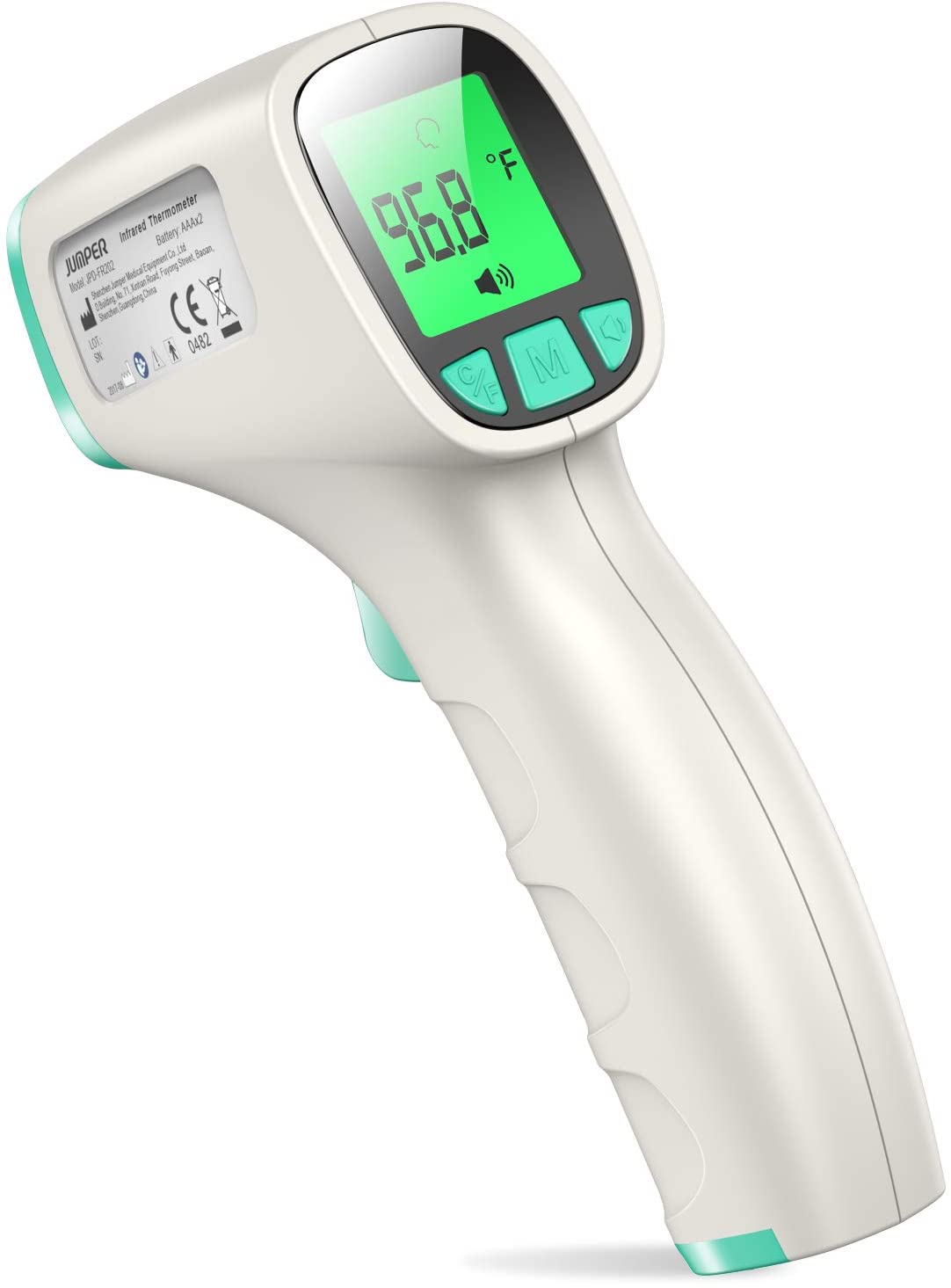 Termometro ad infrarossi professionale per febbre e oggetti senza contatto