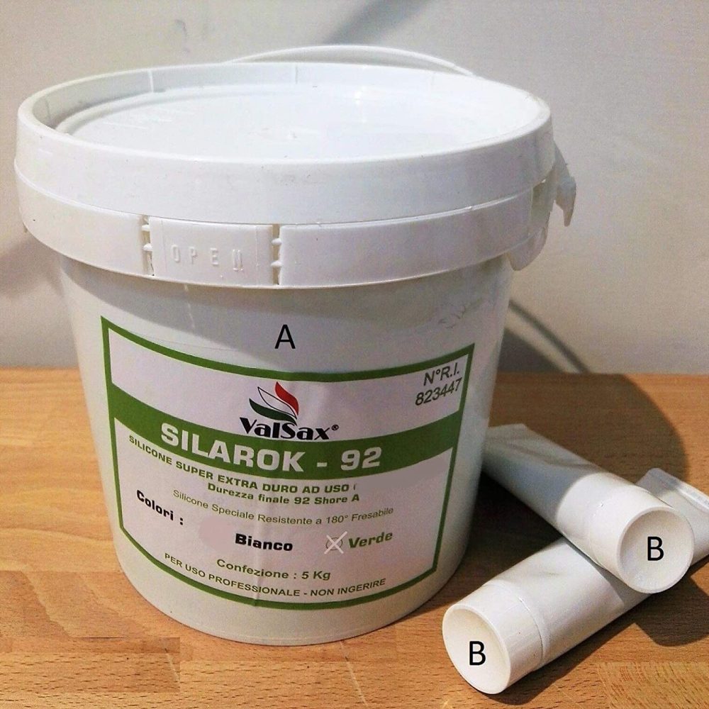 SILAROCK SILICONE DA LABORATORIO 5KG+2 CATALIZZATORI SHORE 92