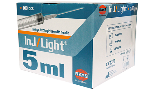 Siringhe InJ/Light® - 5 ml  100pz
