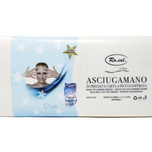 Asciugamani Monouso in carta a secco  50PZ