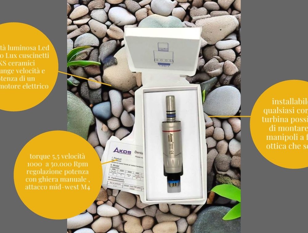 Alternative view of Motore ad aria LED Rapporto 1:2 alto Torque