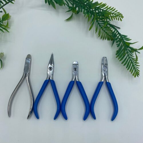 Kit di 6 pinze di ortodonzia in acciaio inossidabile