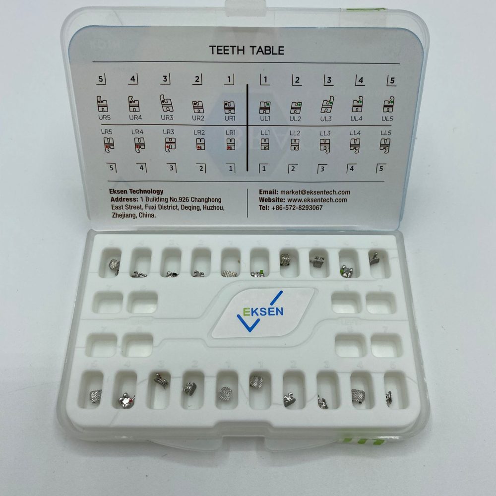 MINI ROTH .018" Brackets Metallici C\GANCIO 345 20PZ