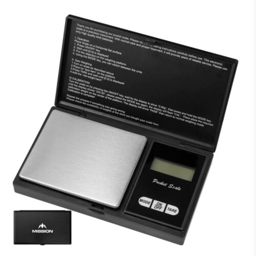 Bilancia tascabile Mission Quark - Pesa freccette - Max 300 g - 0,01 g - Nero