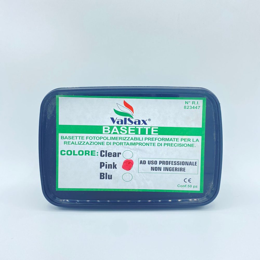 PLACCHE FOTOPOLIMERIZZABILI USO ODONTORECNICO COLORE PINK