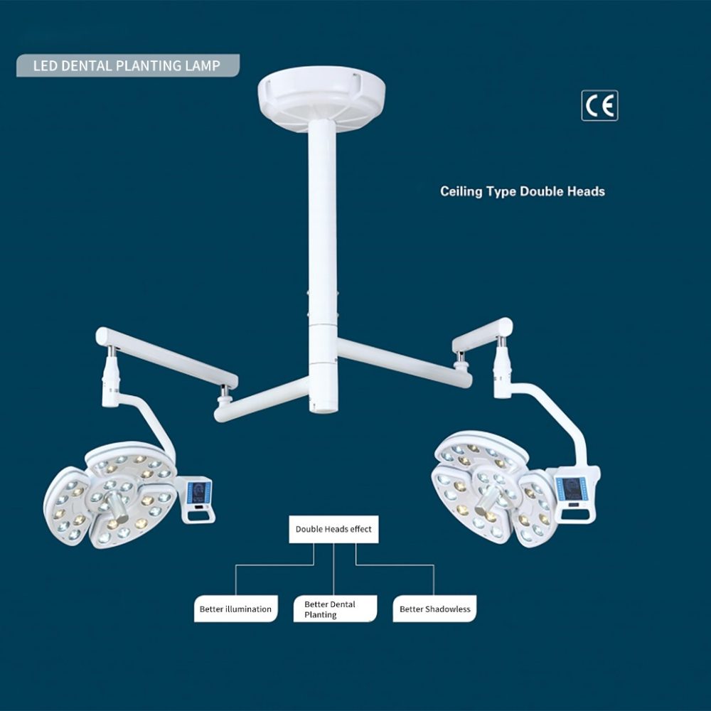 Lampada doppio braccio 220.000 Lux