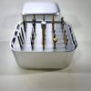 Kit 30 frese diamantate + box in alluminio