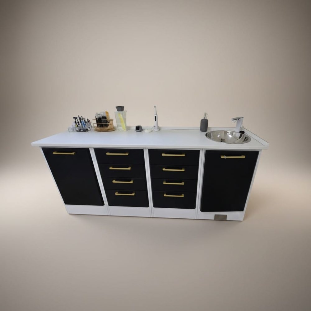 Set di 4 Mobili medicali colorati