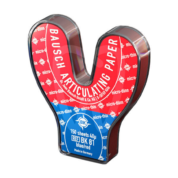 CARTA BK 81 BLUE-ROSSO A FERRO DI CAVALLO FINO